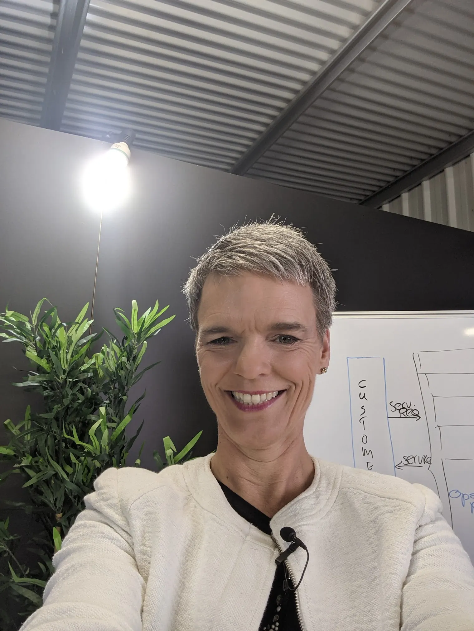 Ivanka Menken reviewing a founder's referral list in Letting-Go Mentoring