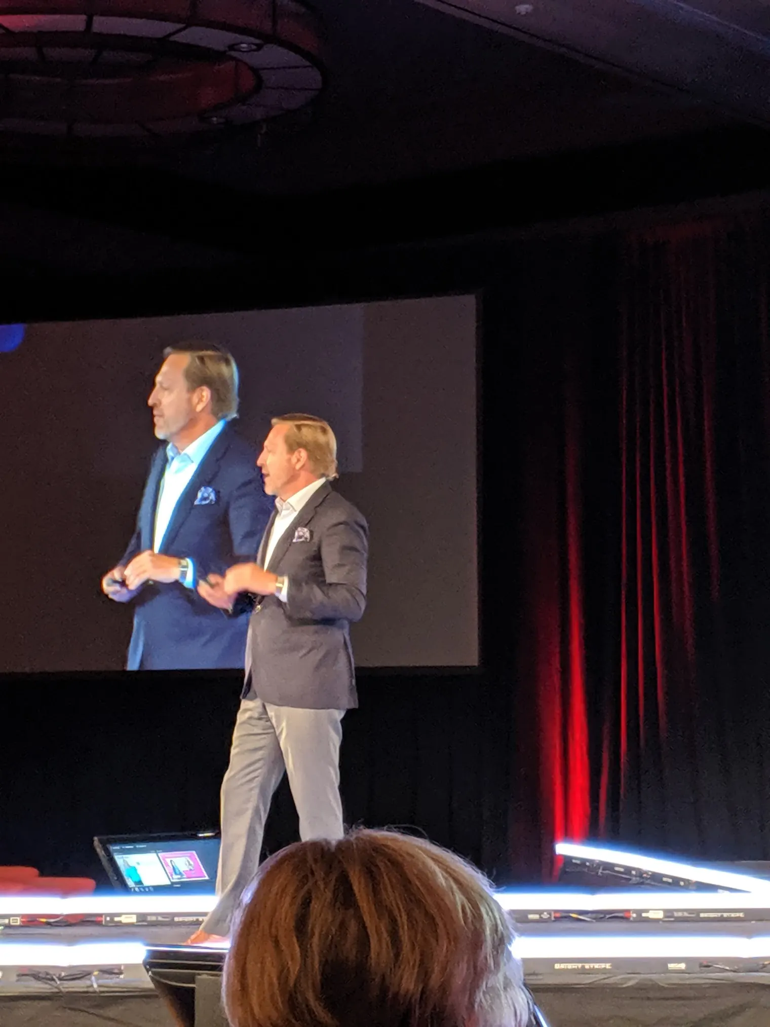 Verne Harnish, author of Scaling Up, on stage