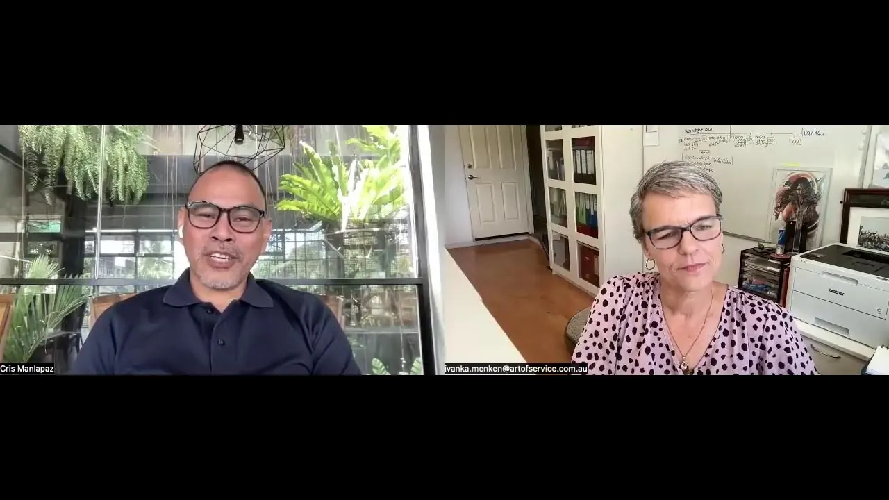Video of the podcast episode Leading from purpose, not fear, with Cris Manlapaz with Ivanka Menken